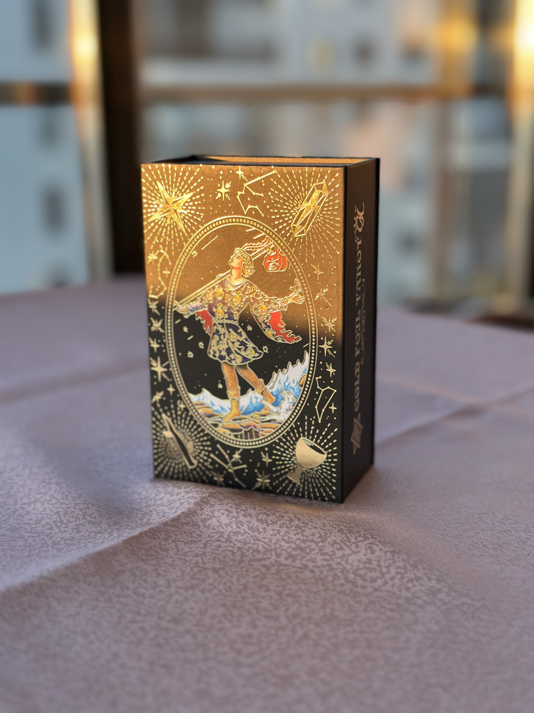 Gold foil güneş serisi siyah-gold tarot