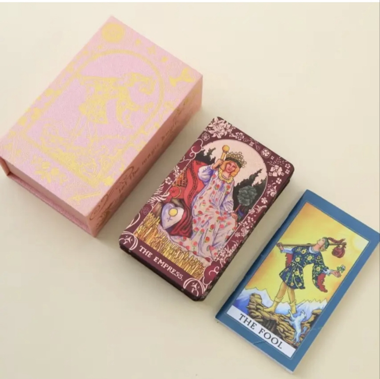 Gold Foil Tarot Gül Serisi 