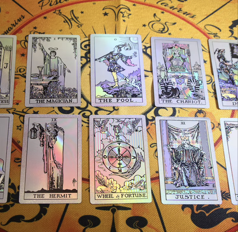 Gold Foil Sılver Tarot 