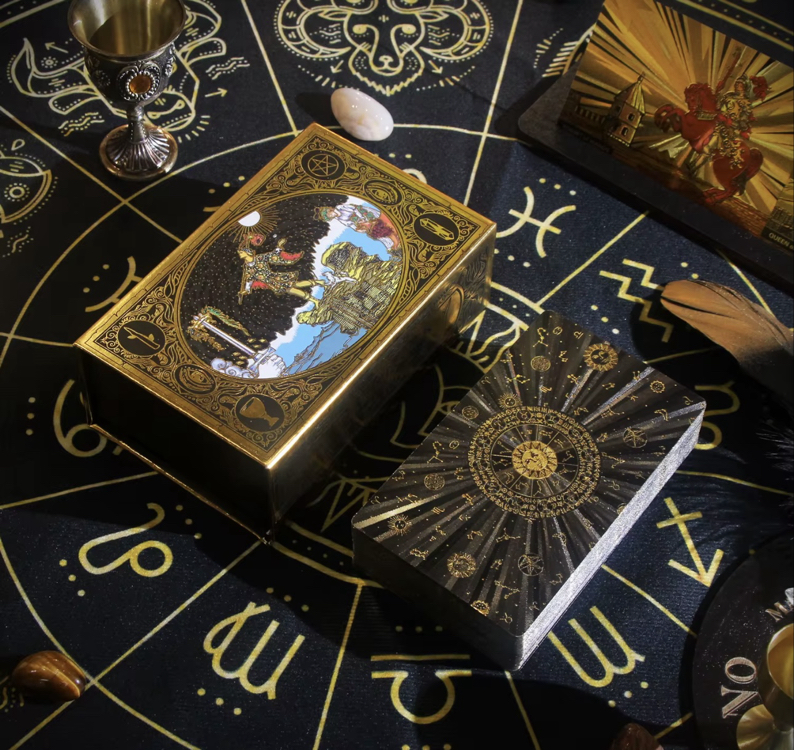 Gold Foil Panoromic Tarot