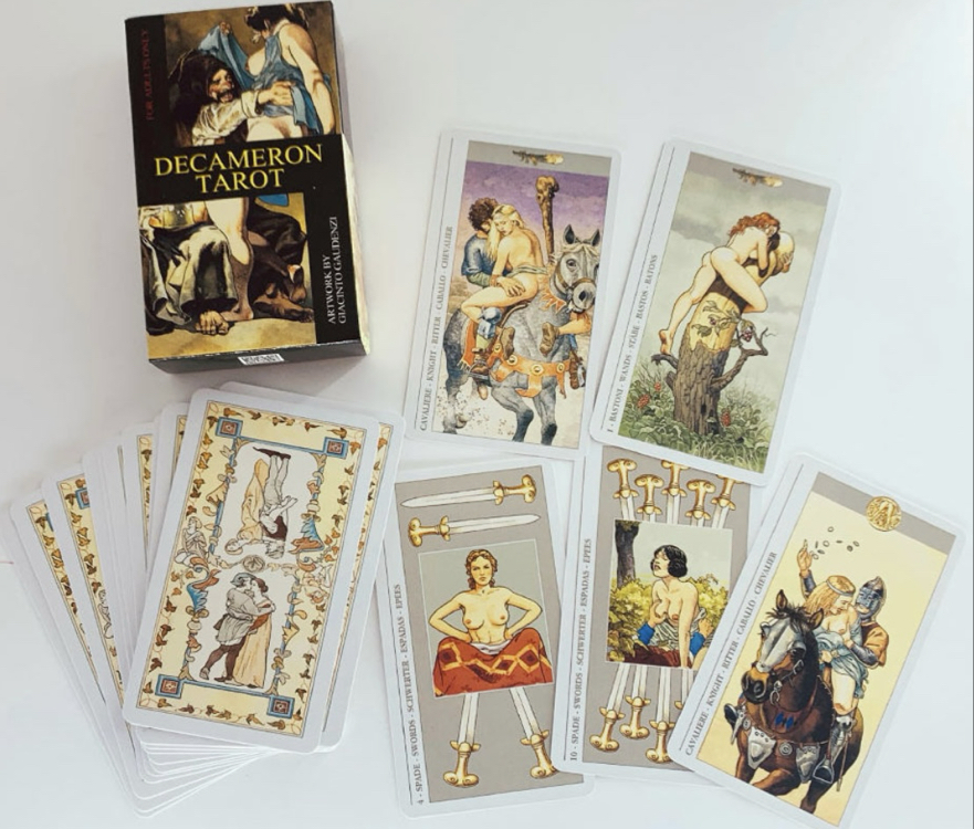 Decameron tarot -12cm 7cm
