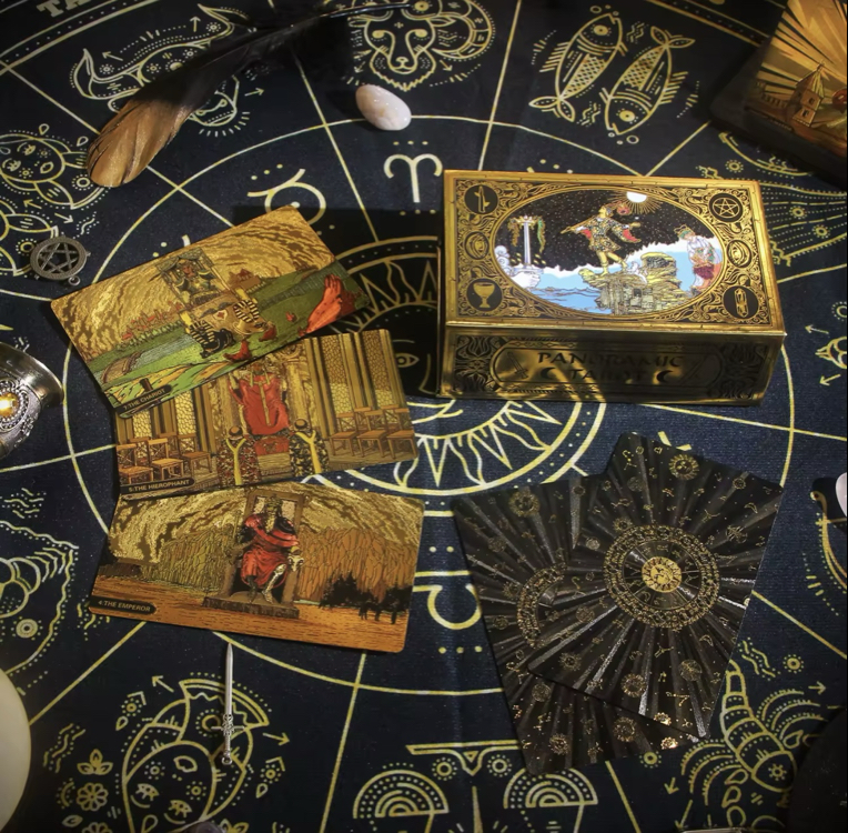 Gold Foil Panoromic Tarot