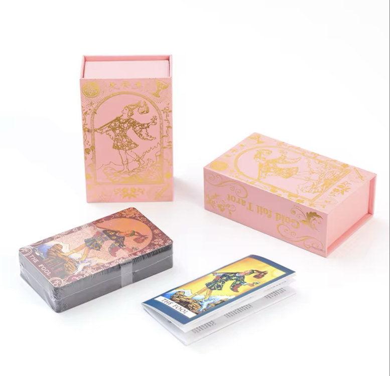 Gold Foil Tarot Gül Serisi 