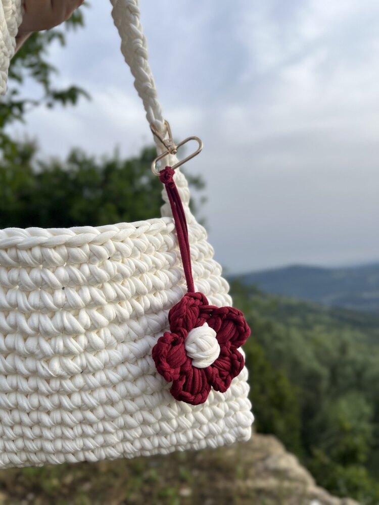 Papatya anahtarlık