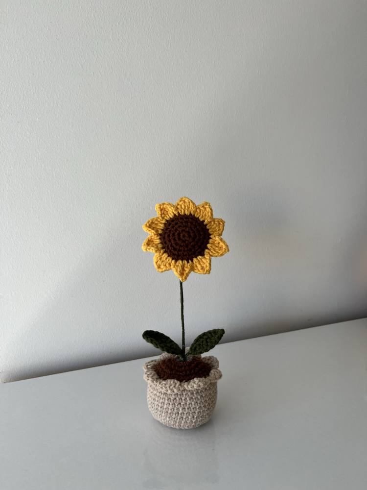 Sunflower pot