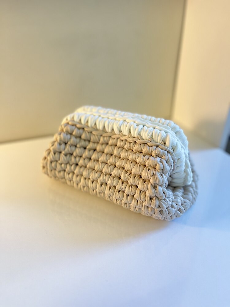 Clutch crochet bag