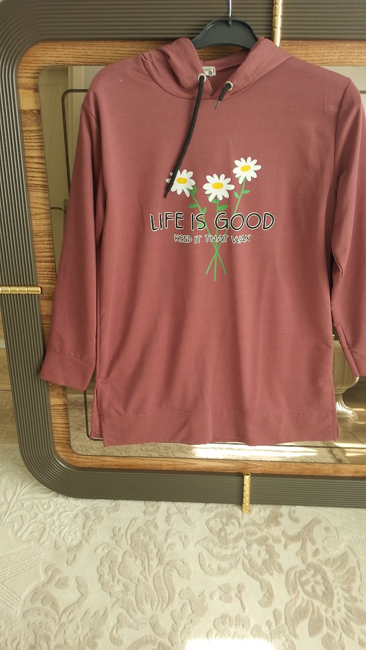 onu çiçekli sweat