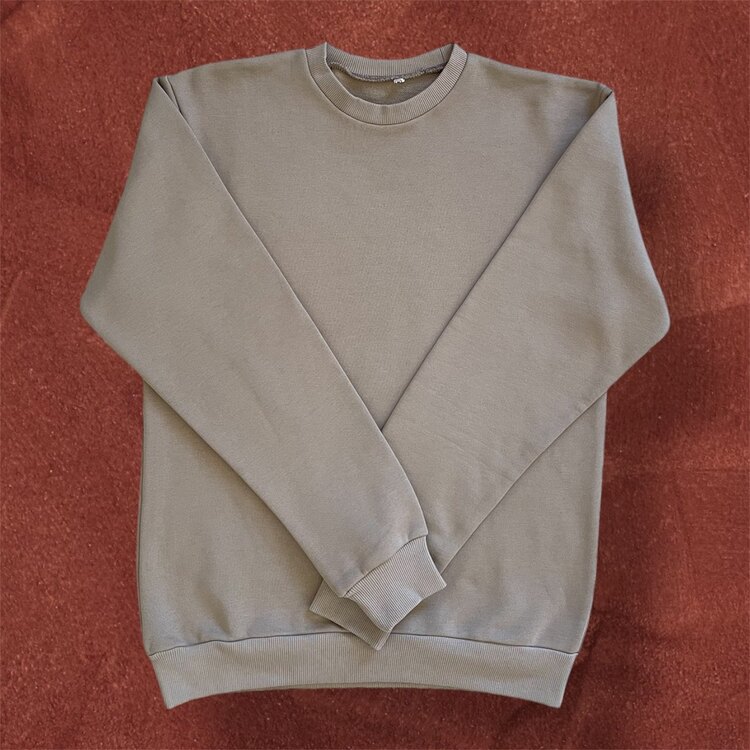 Toprak Basic 3 İplik Şardonlu Eşofman Üstü  – Unisex & %100 Pamuk