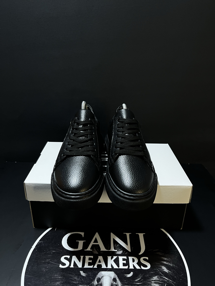 SİYAH DERİ SNEAKERS