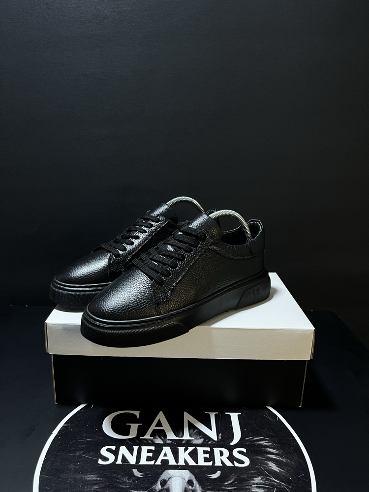 SİYAH DERİ SNEAKERS