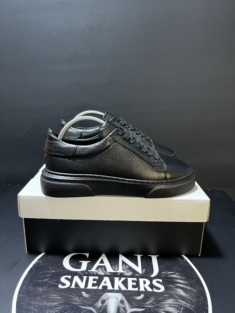 SİYAH DERİ SNEAKERS