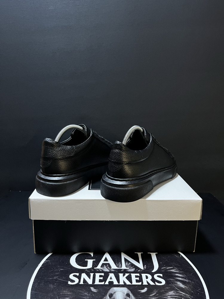 SİYAH DERİ SNEAKERS