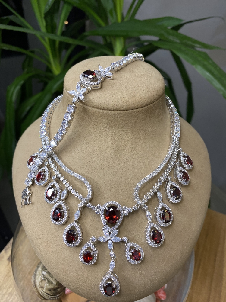 YAKUT RENGİ ABİYE SET