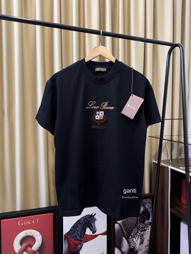 Loro Piana Nakış İşlemeli T-shirt