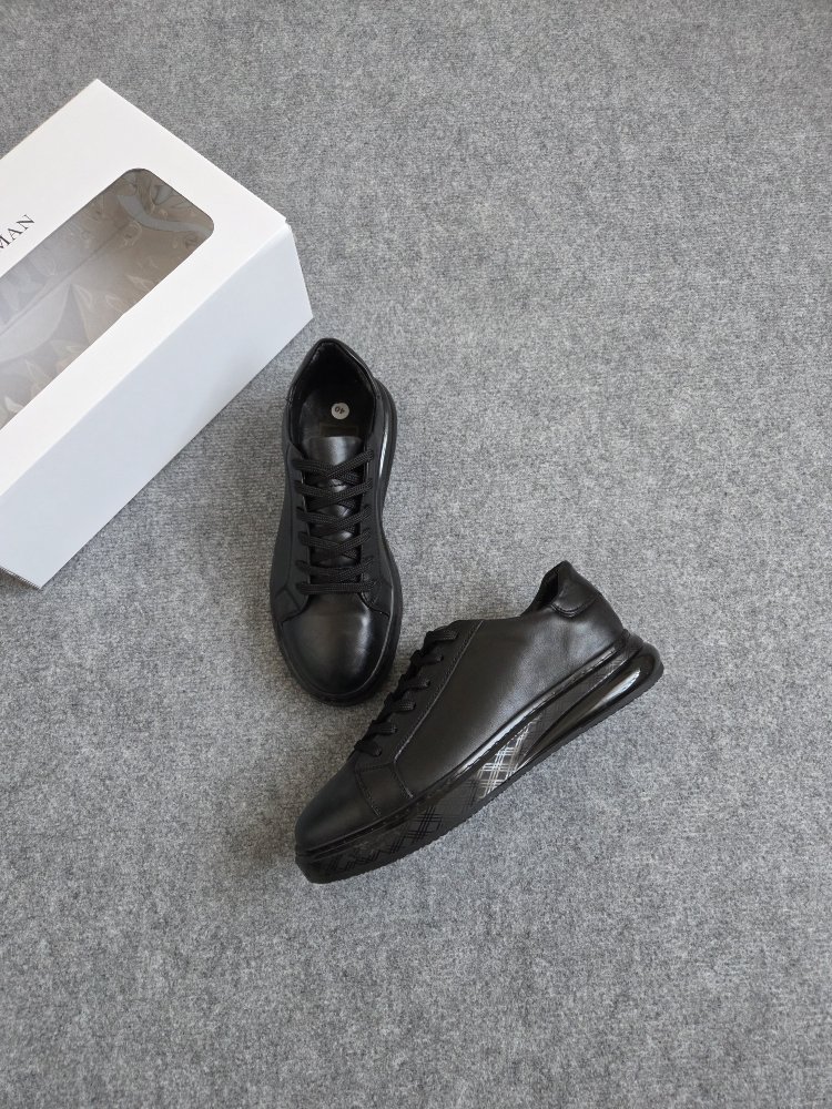 siyah air - hakiki deri - Air taban comfort sneakers