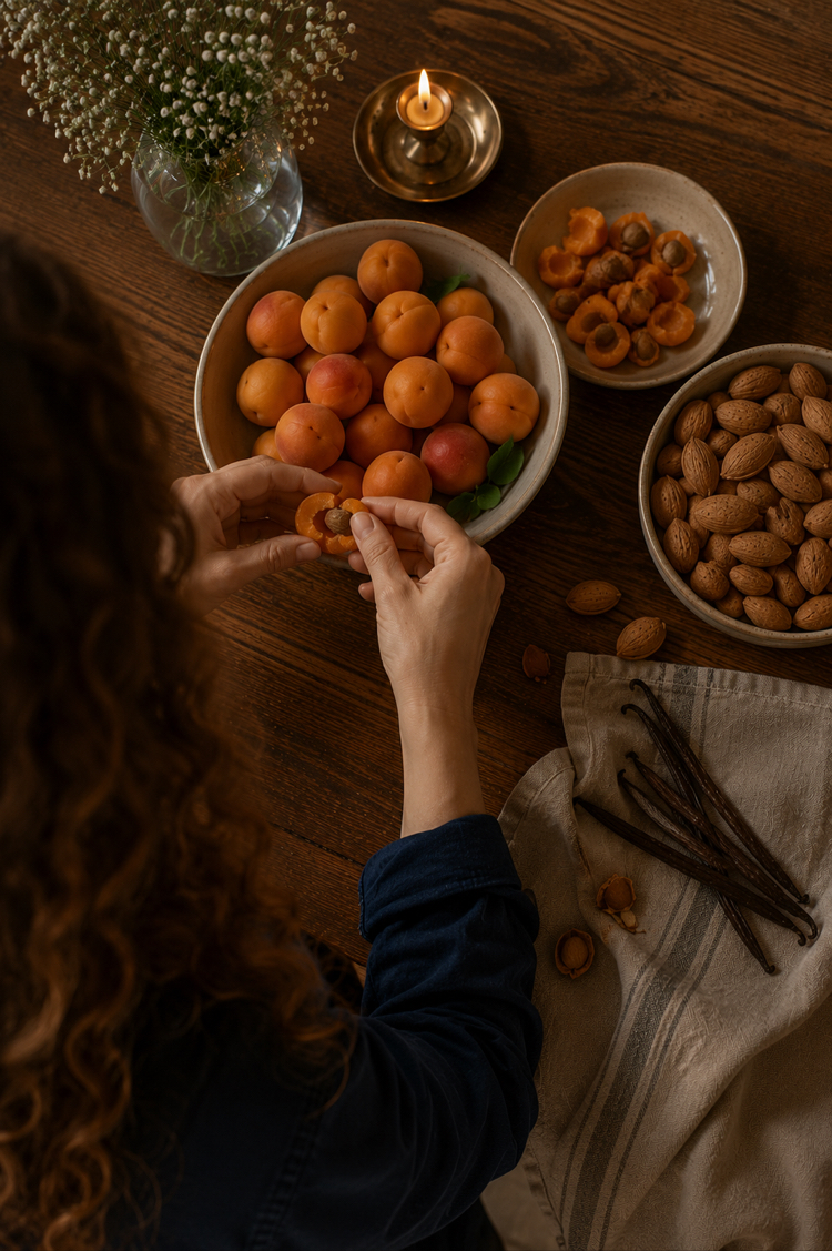 Vanilyalı ve Bademli Kayısı Marmelatı