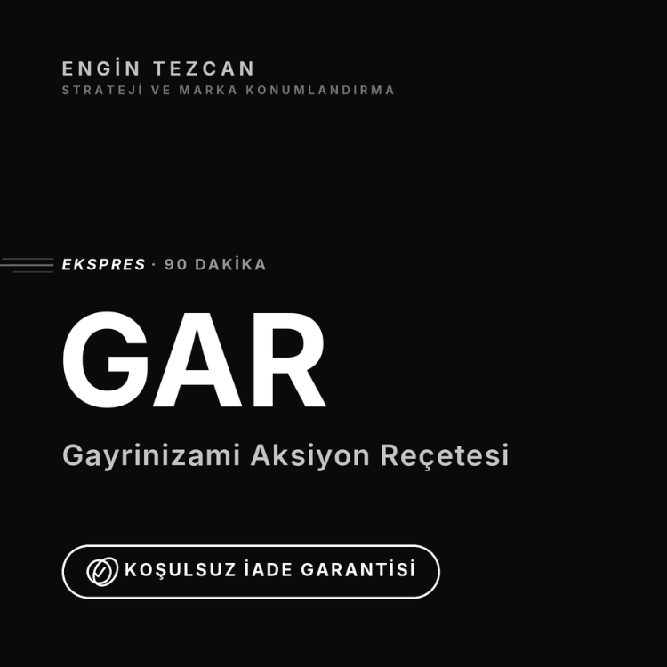 GAR - Gayrinizami Aksiyon Reçetesi