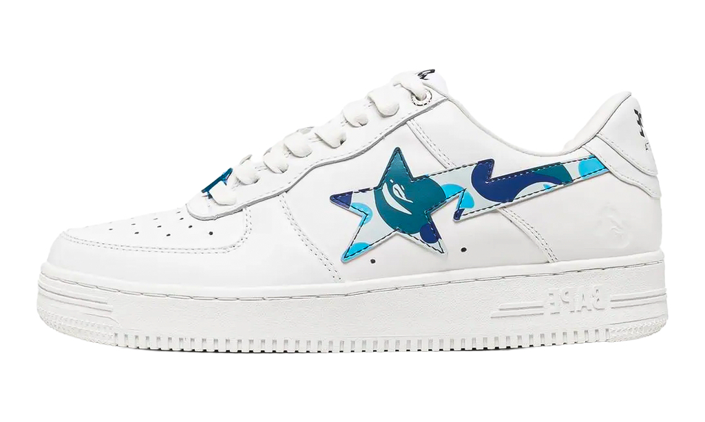 Bape Sta Low “ABC Camo White Blue”