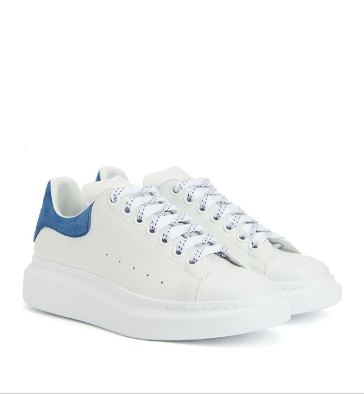 Alexander McQueen Blue Suede