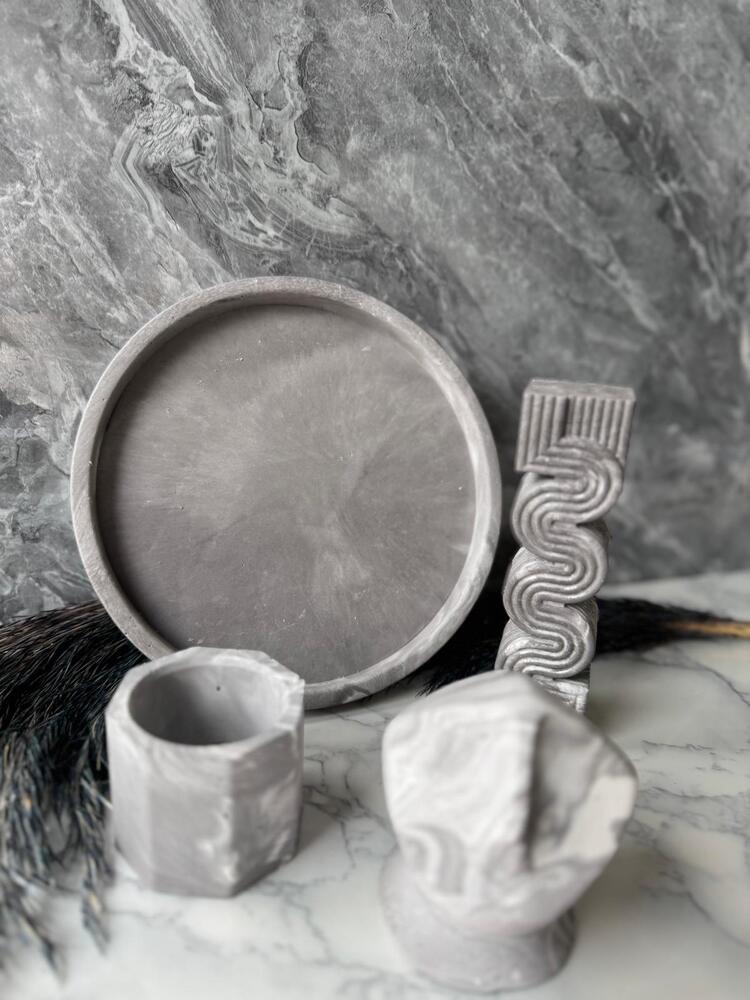 Grey Büst Set