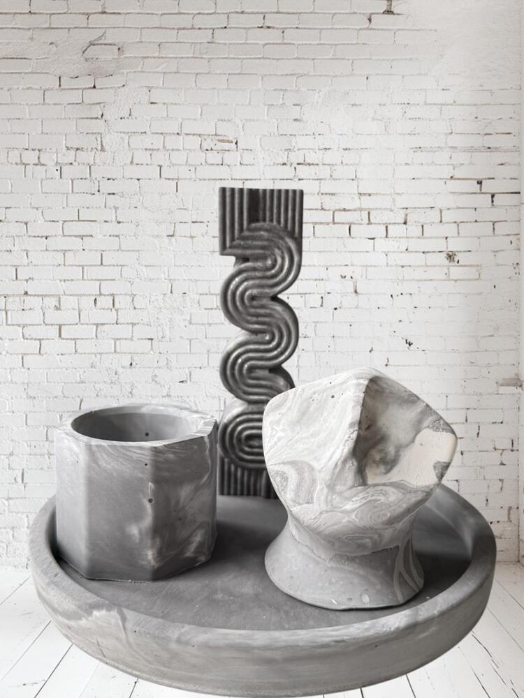Grey Büst Set