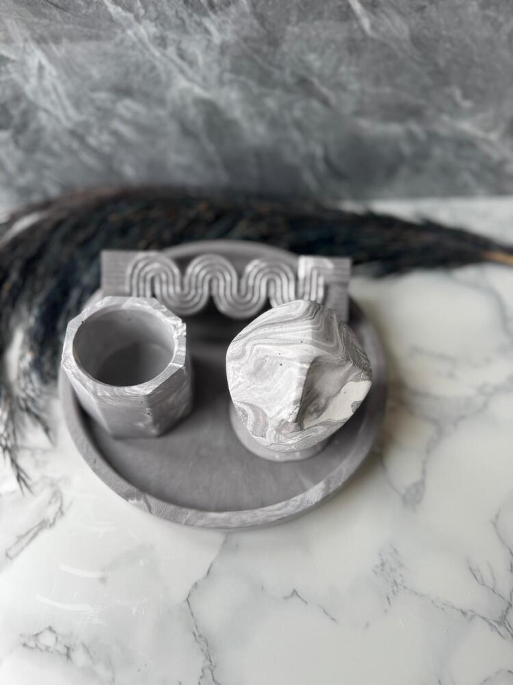 Grey Büst Set