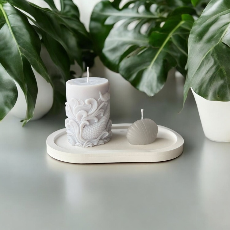 Deniz Kızı İstiridye Soya Mum Set