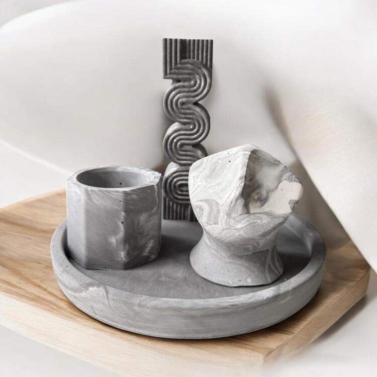 Grey Büst Set