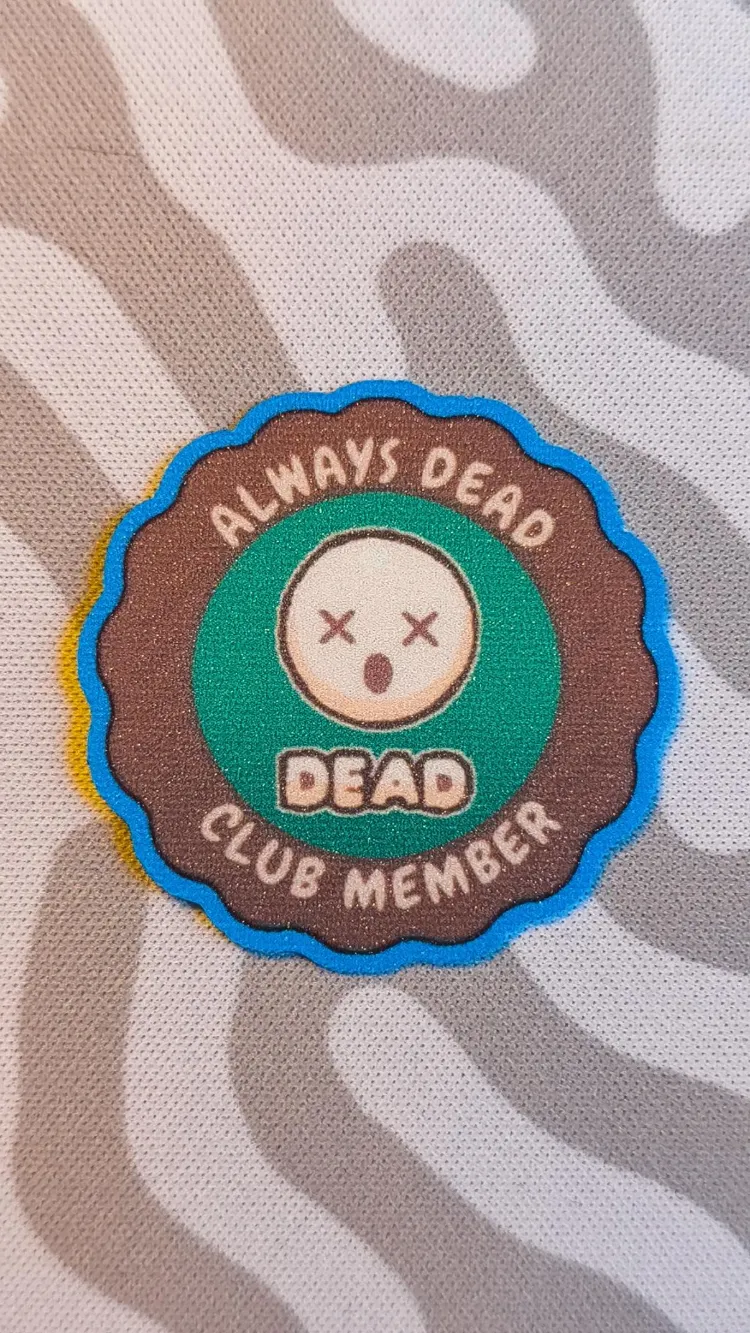 Peak: Always Dead Club Member - Simli Sticker