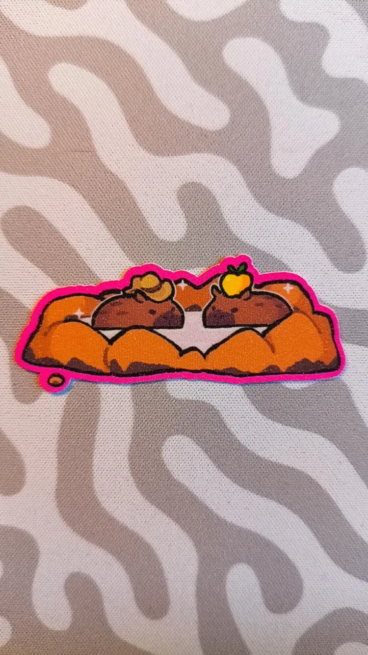 Peak: Capybara - Simli Sticker 