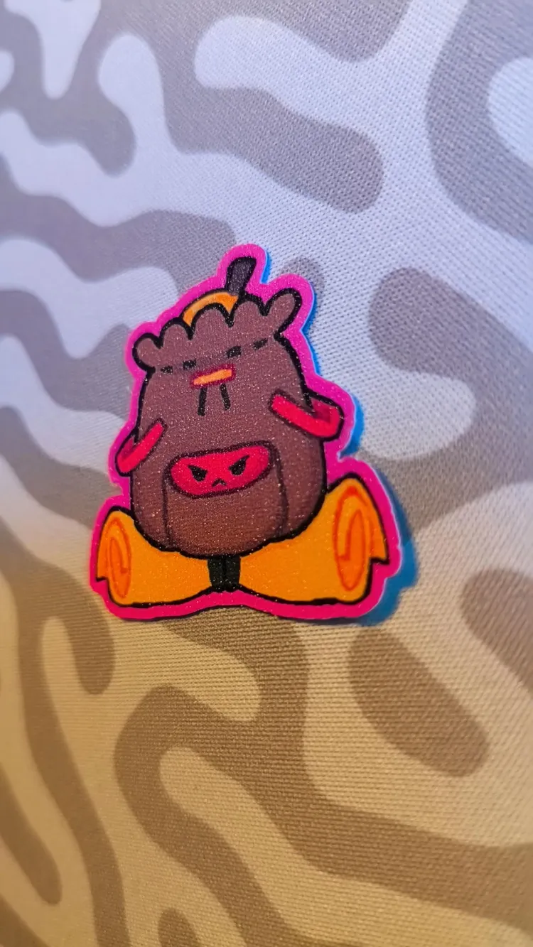Peak: Dağcı Çantası - Simli Sticker