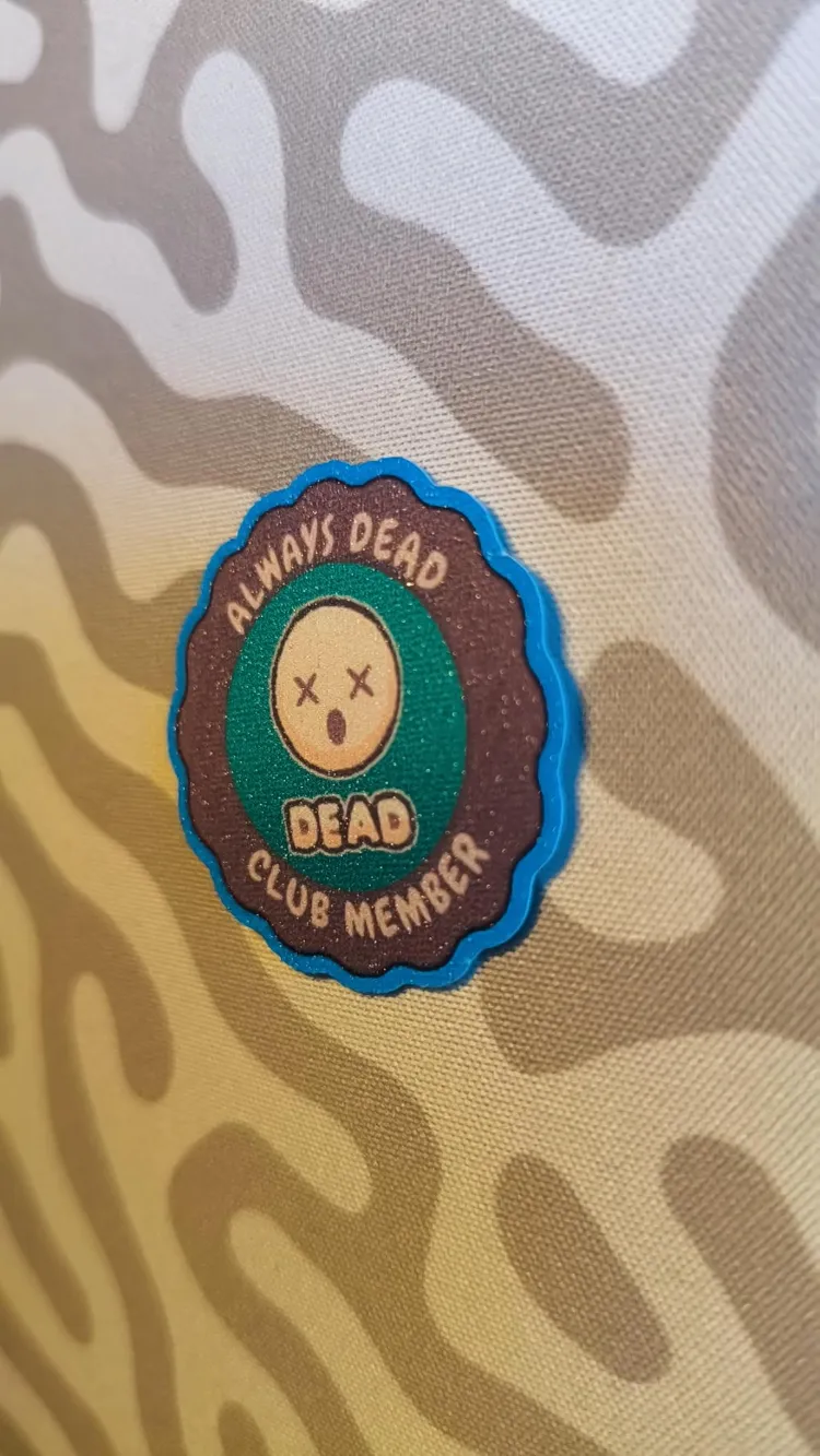 Peak: Always Dead Club Member - Simli Sticker