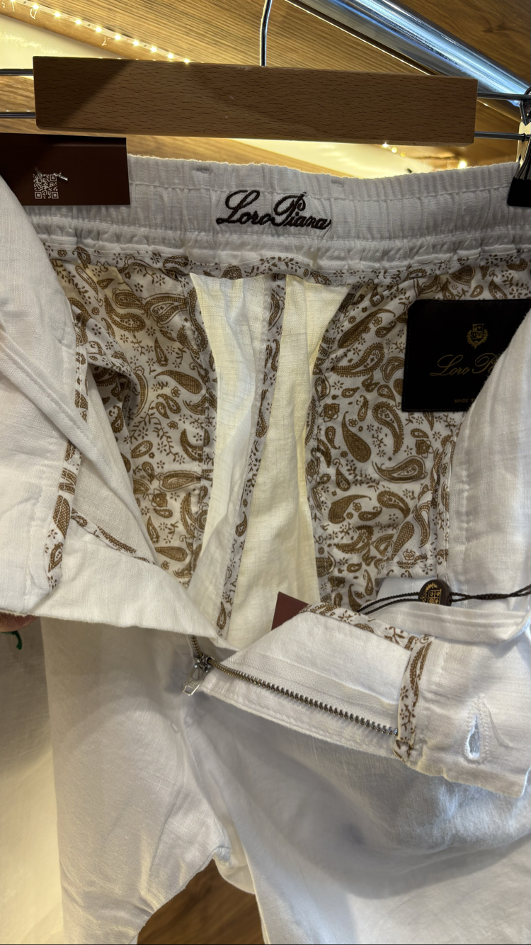 Loro Piana %100 Keten şort