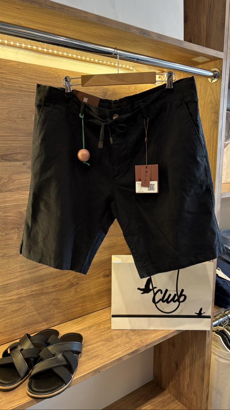 Loro Piana %100 keten şort 