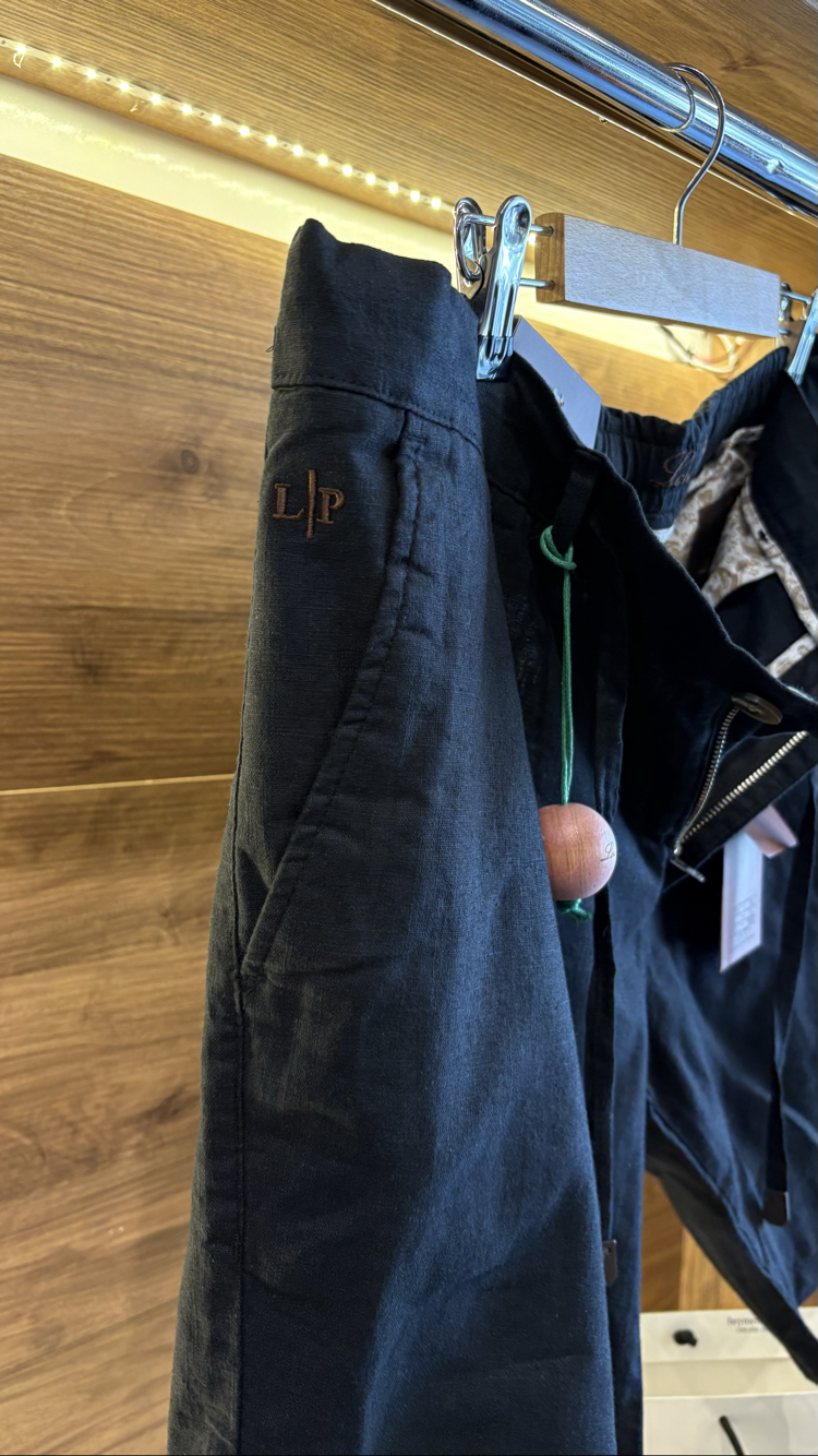 Loro Piana %100 keten şort 