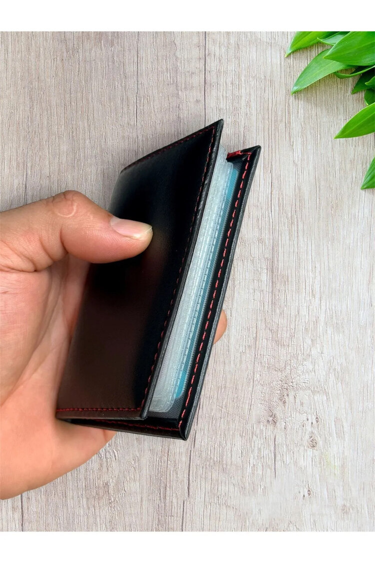 Minimalist Kartlık Cüzdan 10 Kart Bölmeli Yeni Moda Kartlık Cüzdan