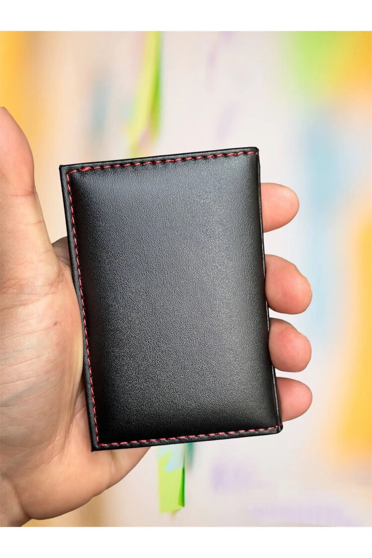 Minimalist Kartlık Cüzdan 10 Kart Bölmeli Yeni Moda Kartlık Cüzdan