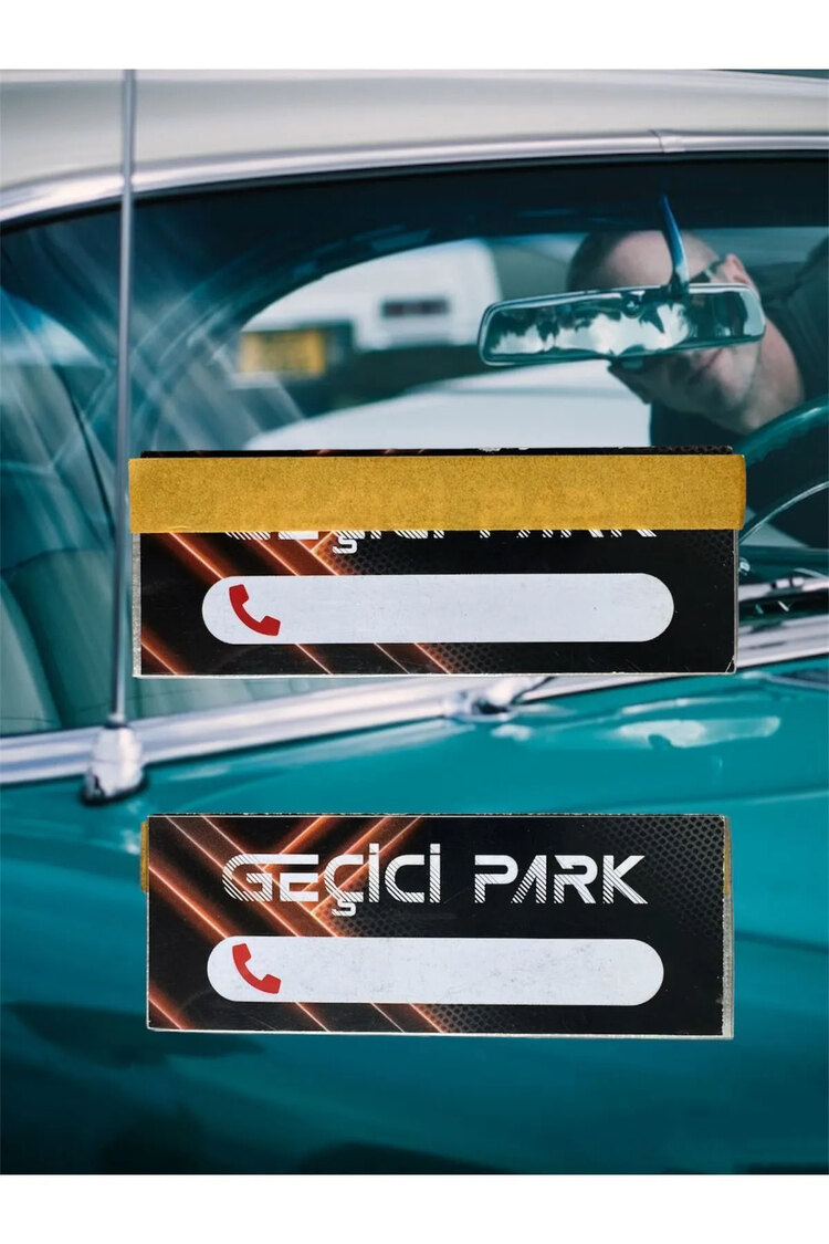 Gempo Ruhsat kabı kılıfı  Geçiçi park telefon numaratörü Ehliyet kabı 3 parça araç seti