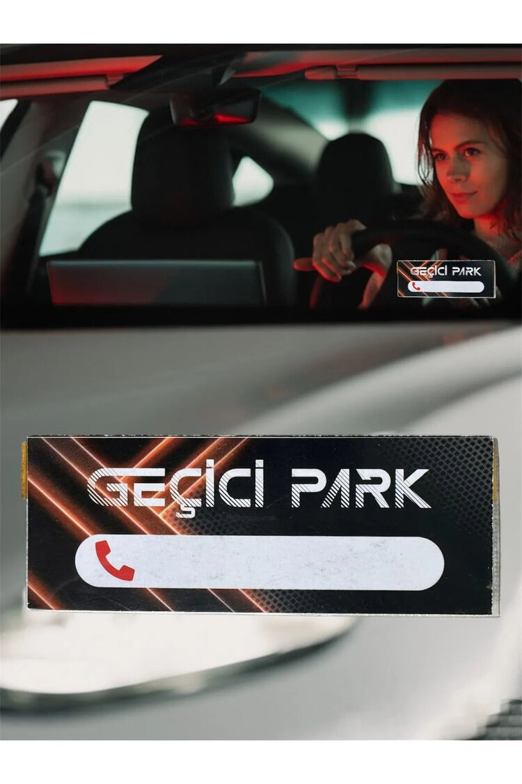 Gempo Ruhsat kabı kılıfı  Geçiçi park telefon numaratörü Ehliyet kabı 3 parça araç seti