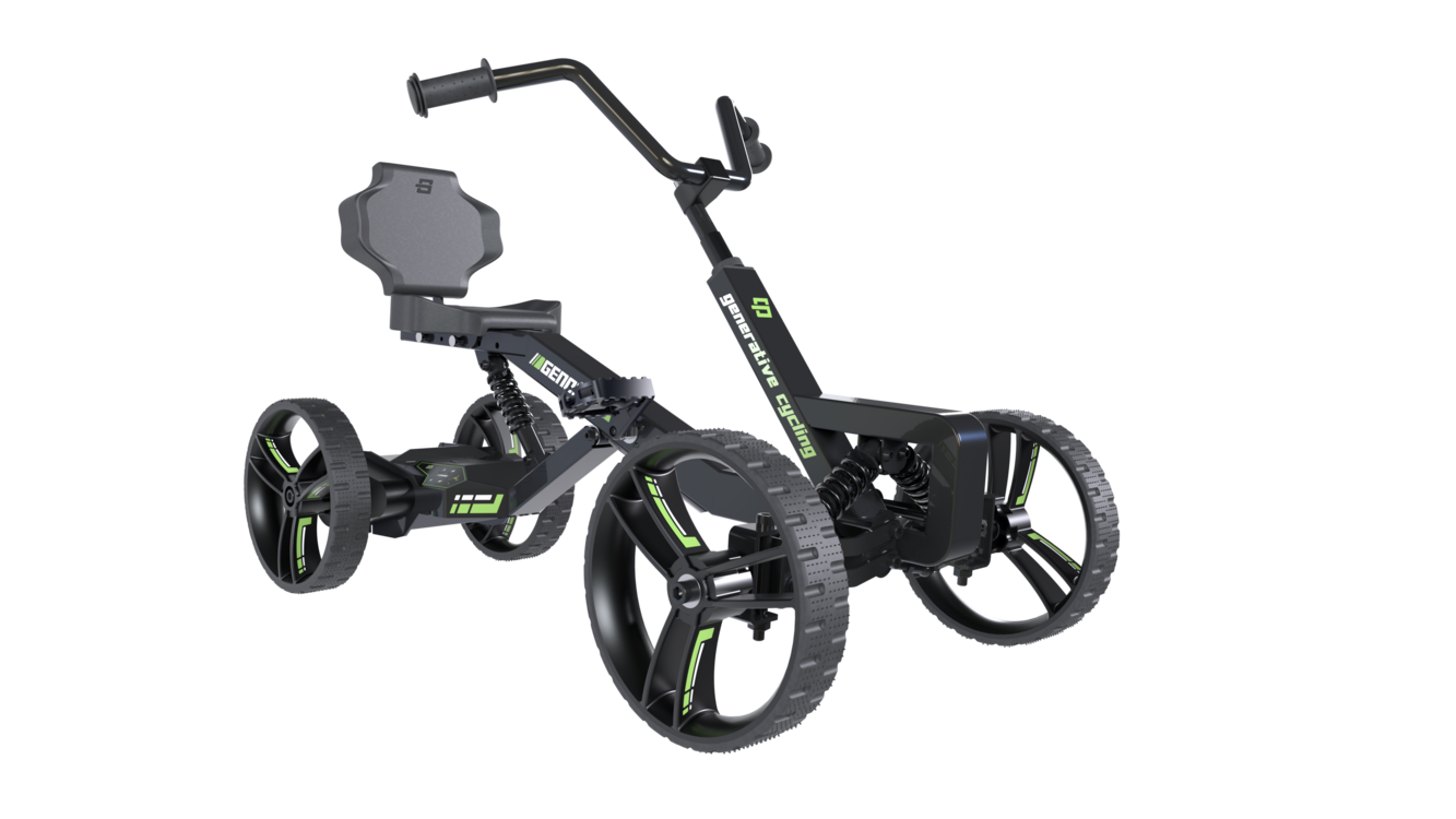 Pedal assistli elektrikli çocuk go-kart