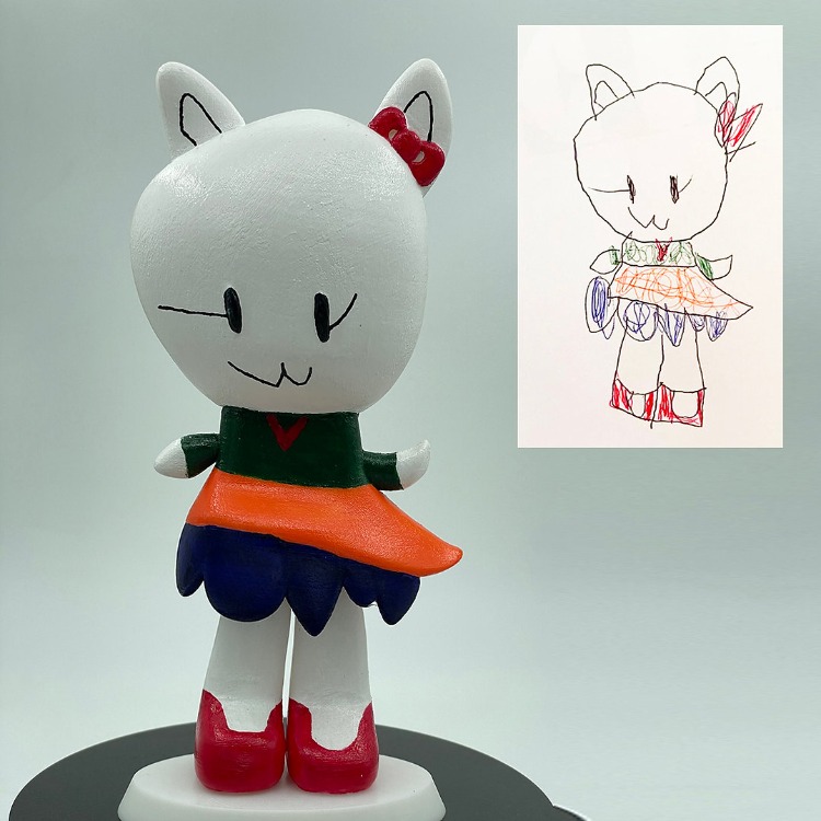 18cm 3d Figür