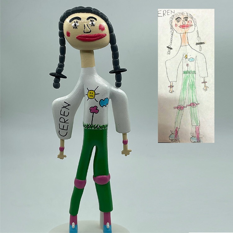 23cm 3d Figür