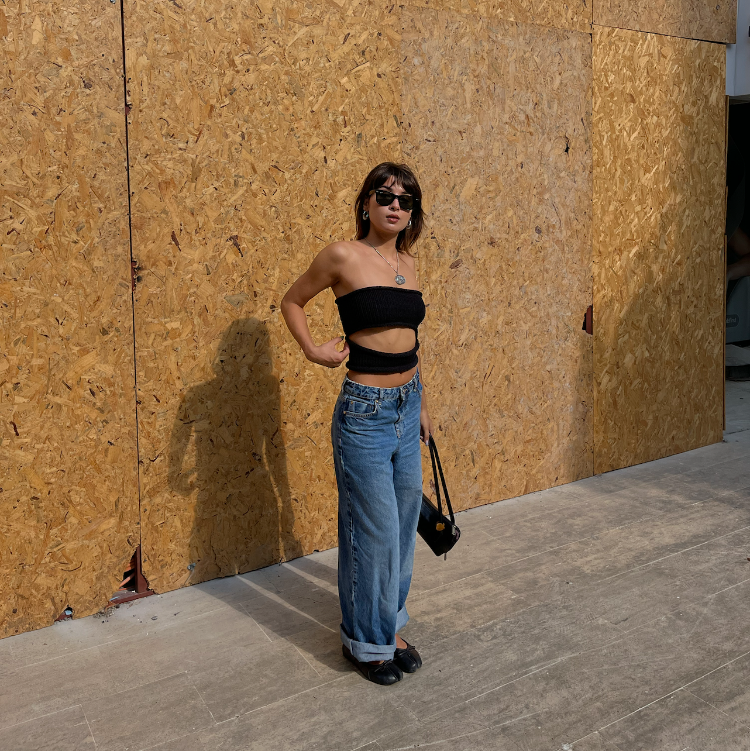 Cut Out Knit Top