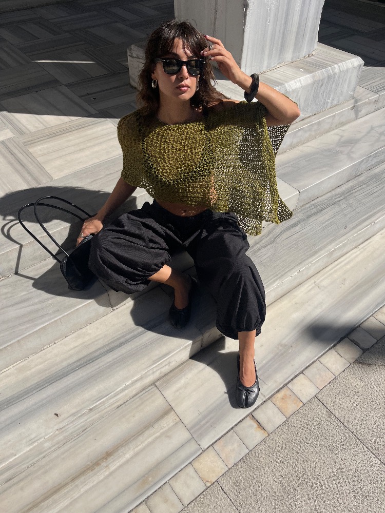 Dorry Linen Poncho