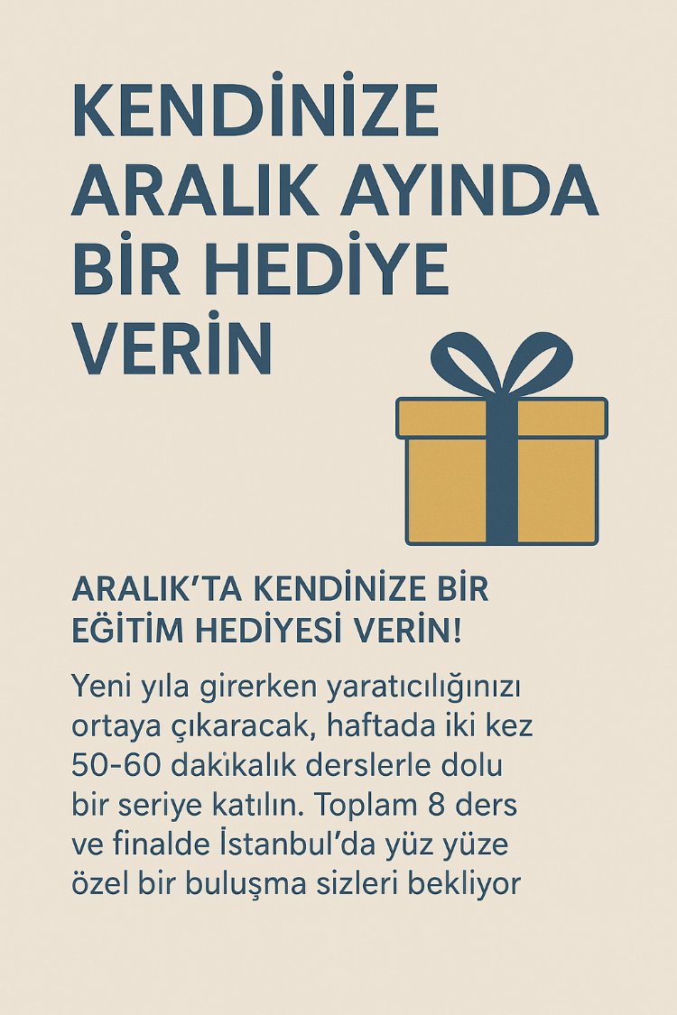 Ocak Ayı online Yetişkin Atölyesi