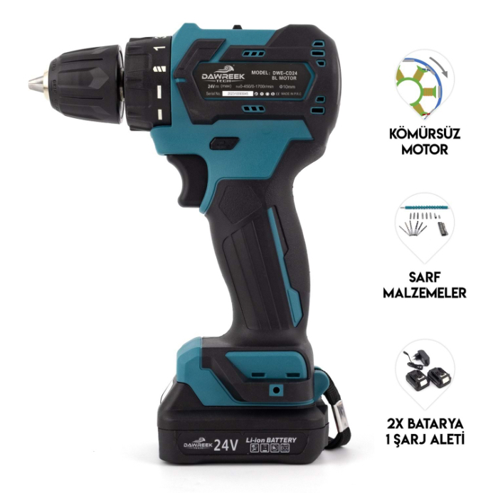 Kömürsüz Vidalama MK24