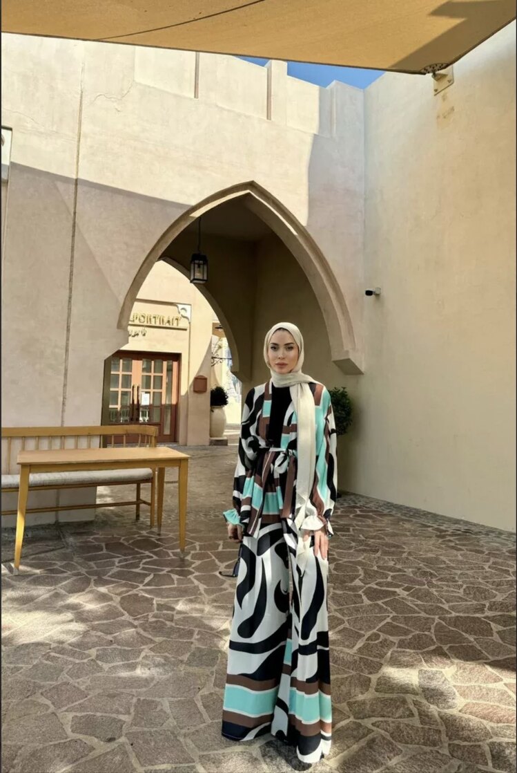 Desenli Kimonalı ikili takım