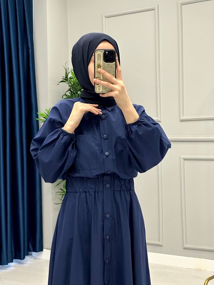 Beymen model elbise (lacivert)ön sipariş