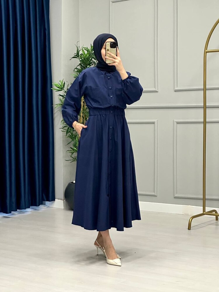 Beymen model elbise (lacivert)ön sipariş