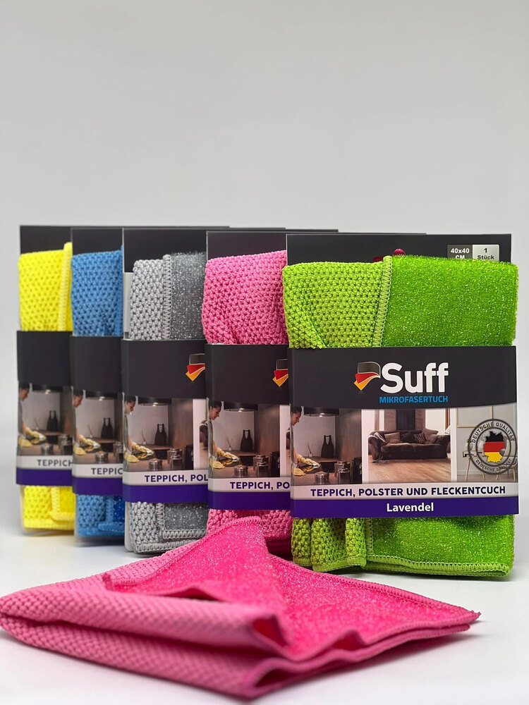 Suff Mikrofiber Temizlik (Kuaför) Bezi Zorlu Kirler İçin (Lavanta) 40x40 cm